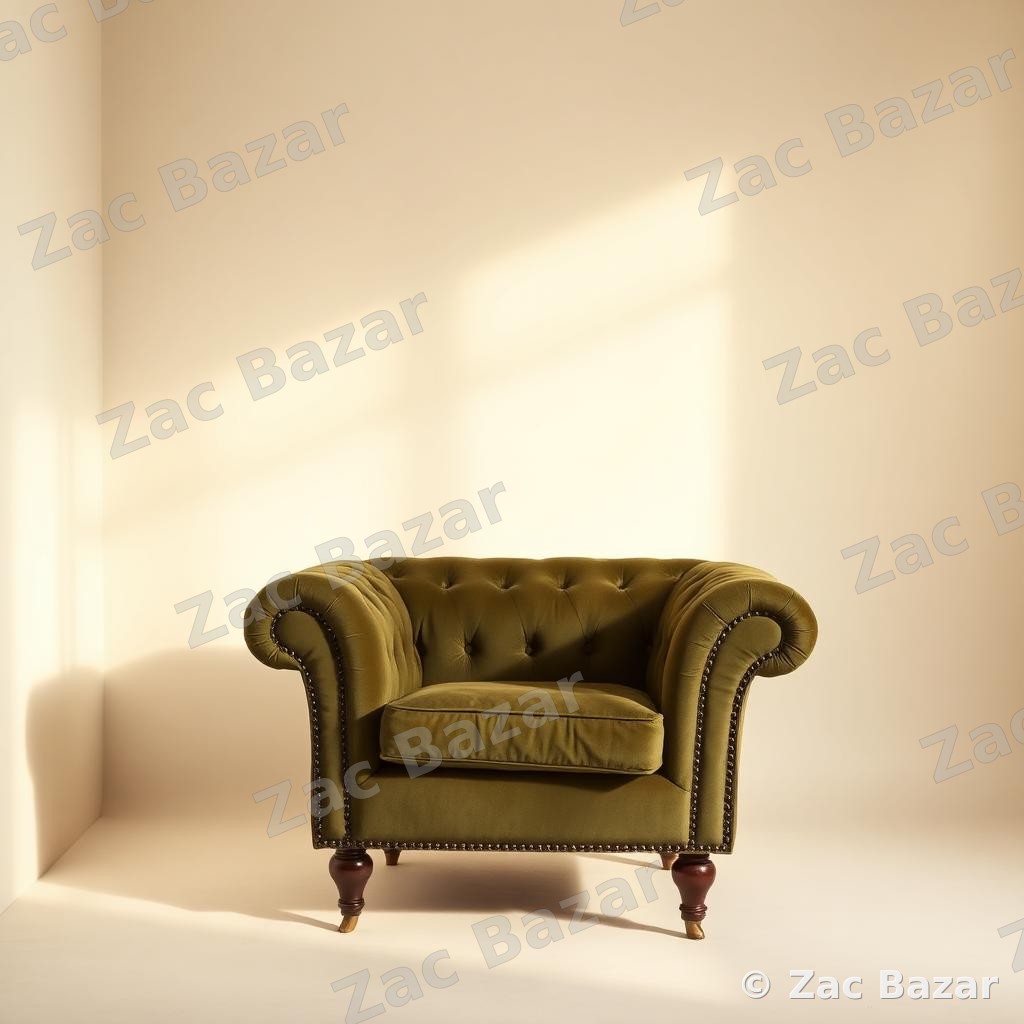 Fauteuil crapaud velours terracotta